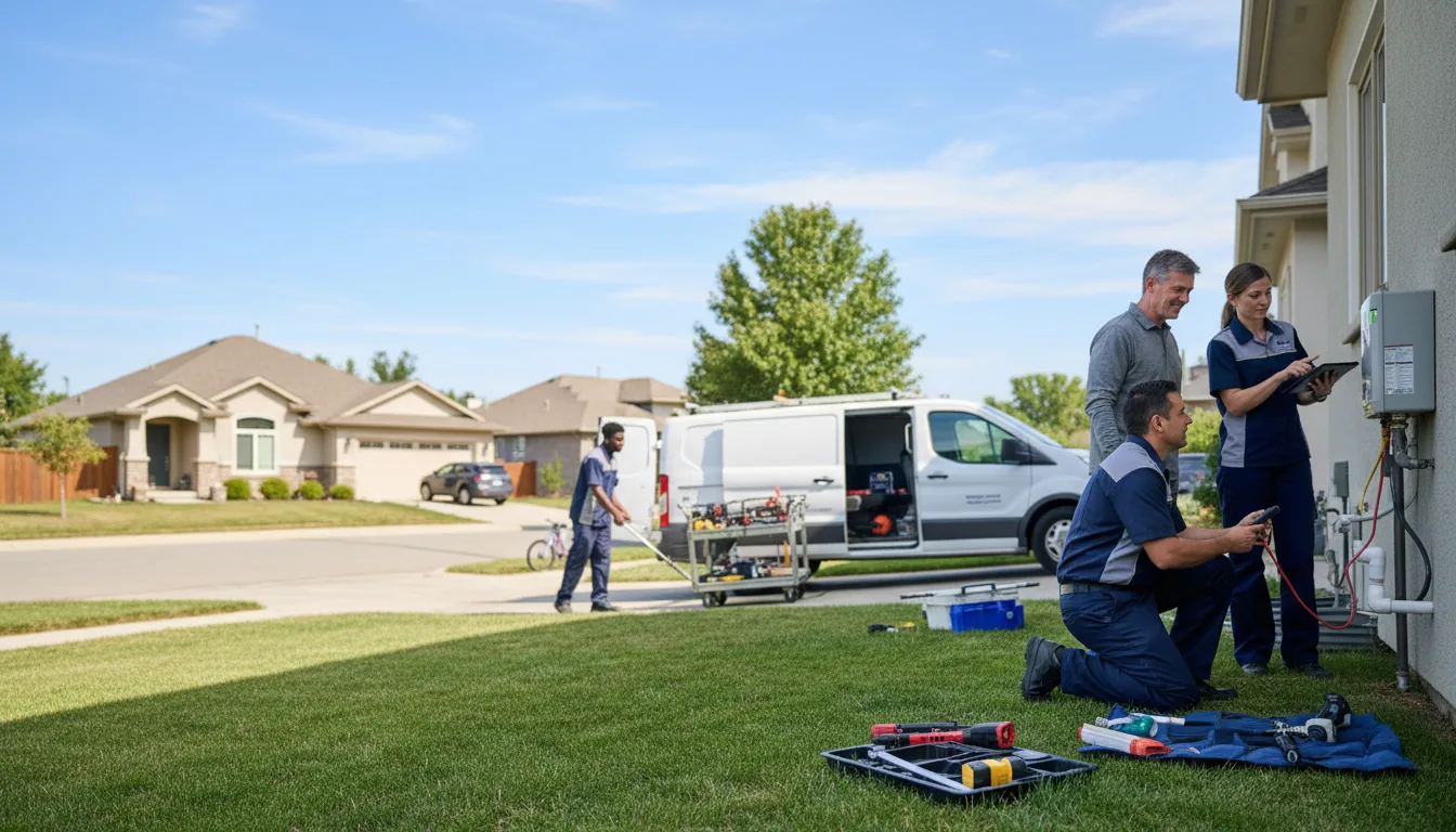 Tankless water heater service in Polk, NE